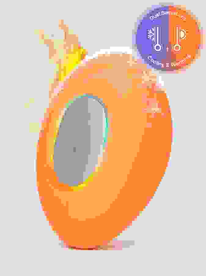 We-Vibe Temp Tangerine Heating and Cooling Clitoral Vibrator, Orange, hi-res